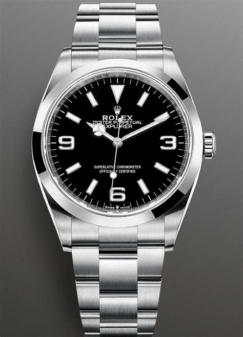 rolex explorer oyster 36 mm oystersteel 124270|oyster steel rolex explorer.